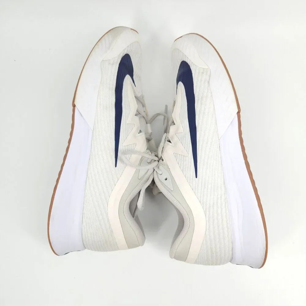 Nike Vapor Pro Tennis Shoes Mens Size 11.5 White Navy Gum Sole FZ2161-100